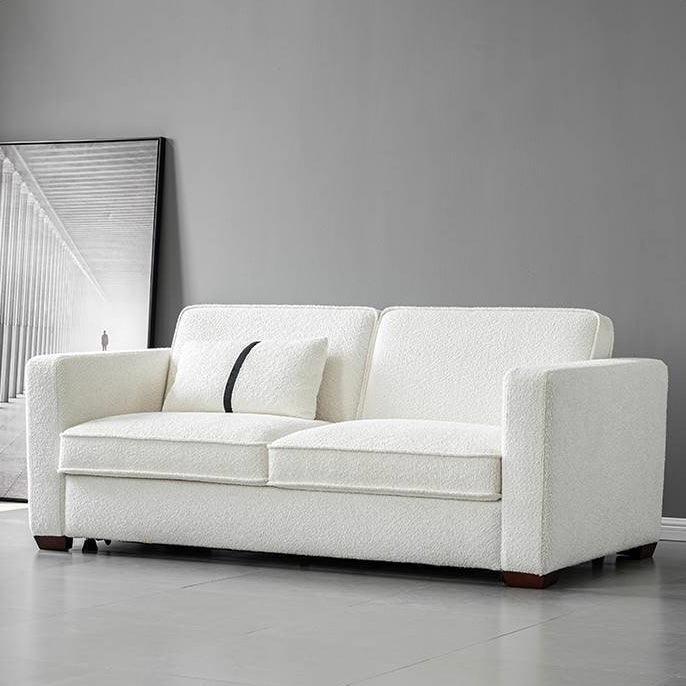 Allison Performance Boucle Foldable Sofa Bed with Mattress - Image 11