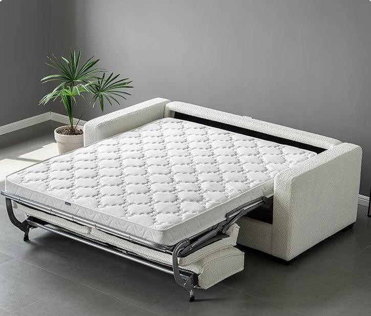 Allison Performance Boucle Foldable Sofa Bed with Mattress - Image 5