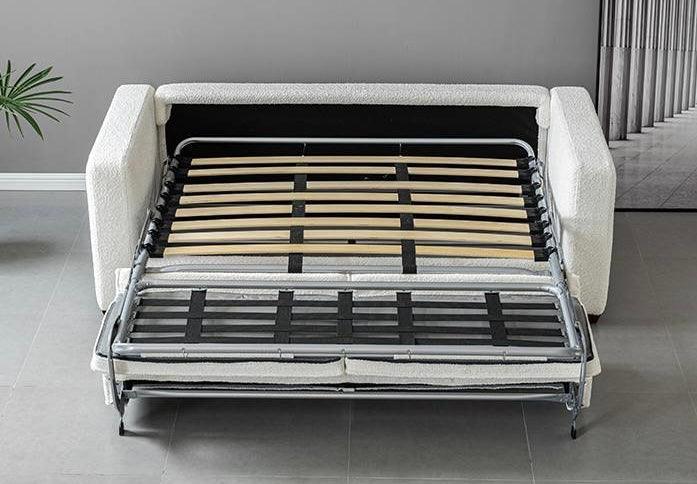 Allison Performance Boucle Foldable Sofa Bed with Mattress - Image 7