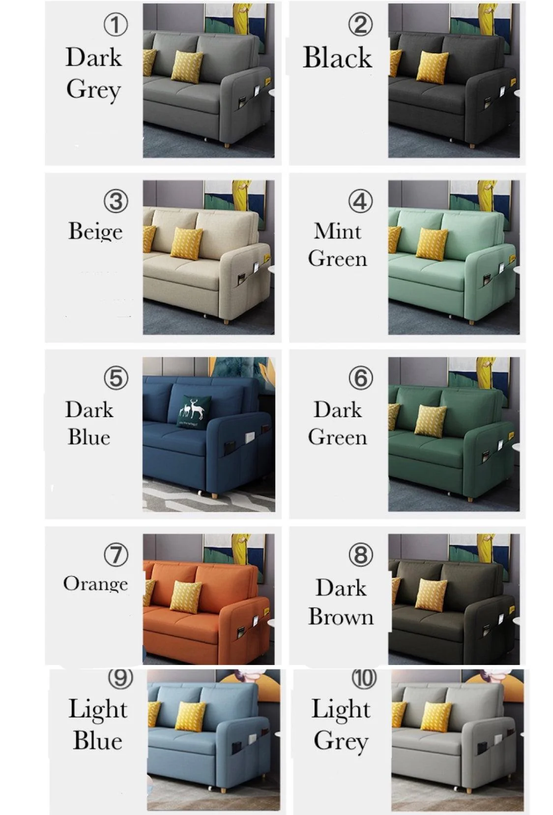 Alps Extendable Storage Sofa Bed - Image 7