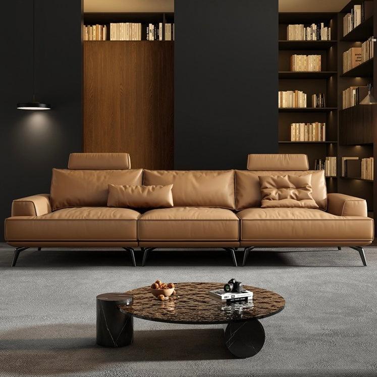 Andes Leather Sectional Sofa - Image 8
