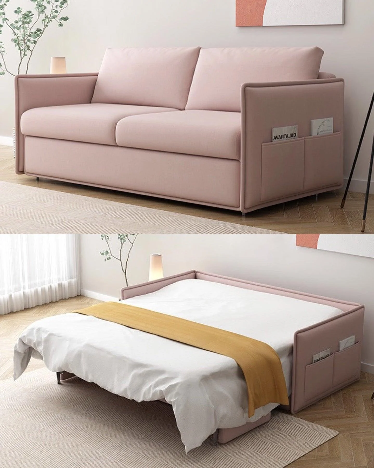 Ariel Foldable Sofa Bed with Mattress - Image 10