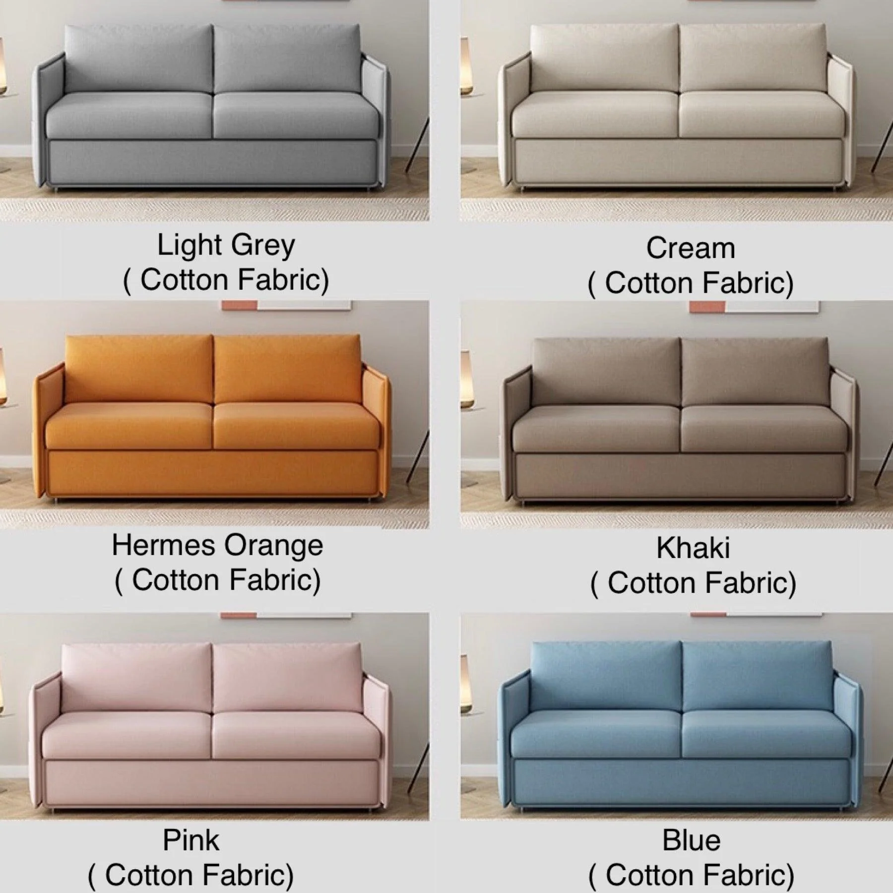Ariel Foldable Sofa Bed with Mattress - Image 18