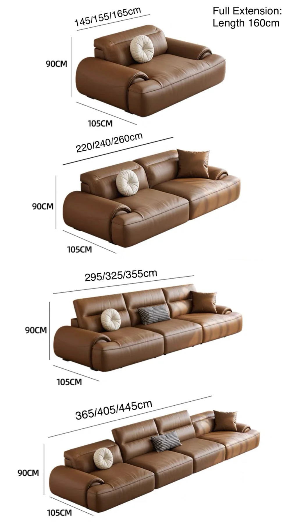 Aroy Electric Motorized Leather Sofa Bed - Image 12