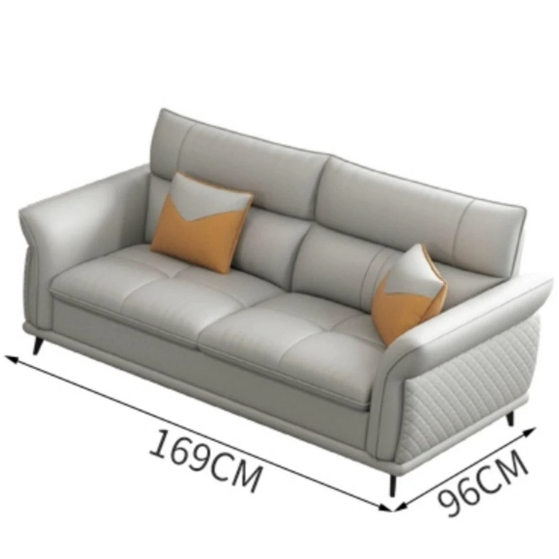 Augustine Leather Sectional Sofa - Image 11