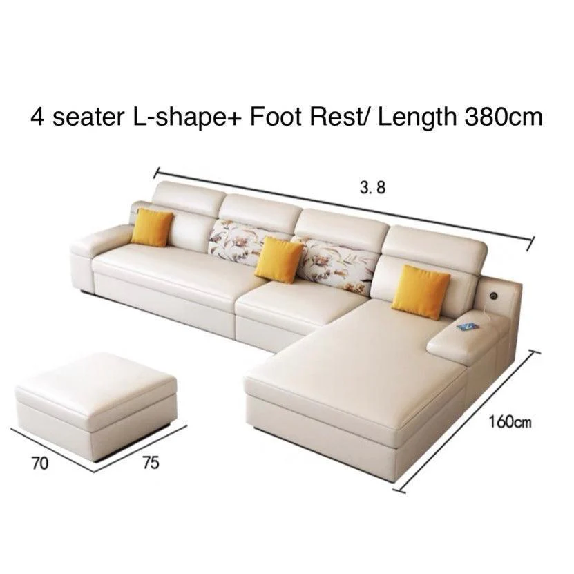 Bell Sectional L-shape Storage Sofa Bed - Image 18