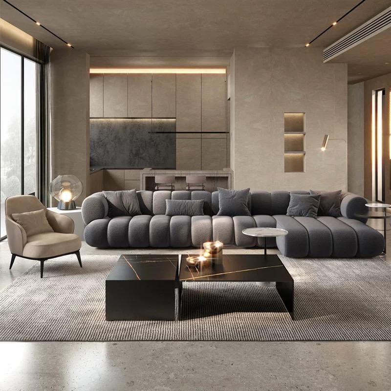 Benji Boucle Sectional Sofa - Image 7