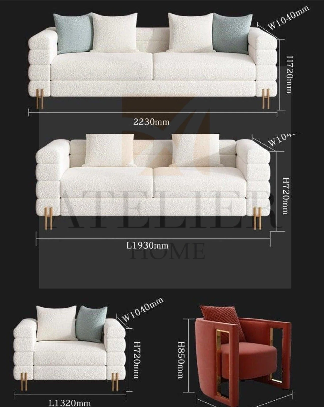 Bryan Performance Boucle Sofa - Image 24