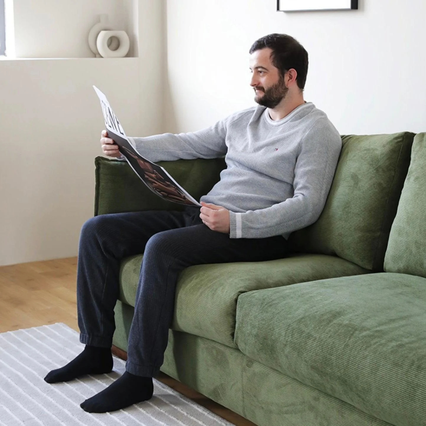 Caleb Foldable Sofa Bed with Mattress - Image 3