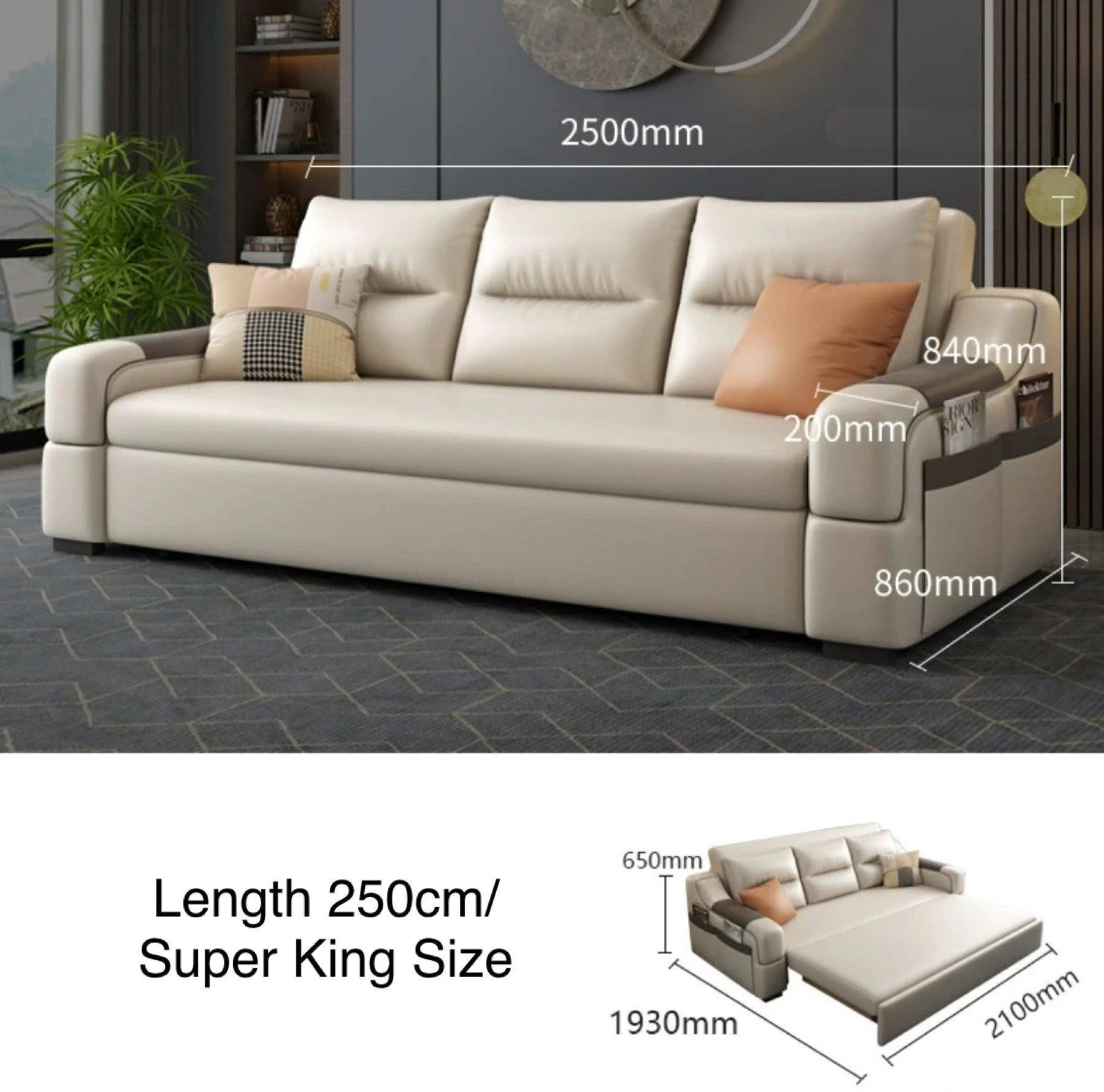 Casey Storage Sofa Bed - Image 14