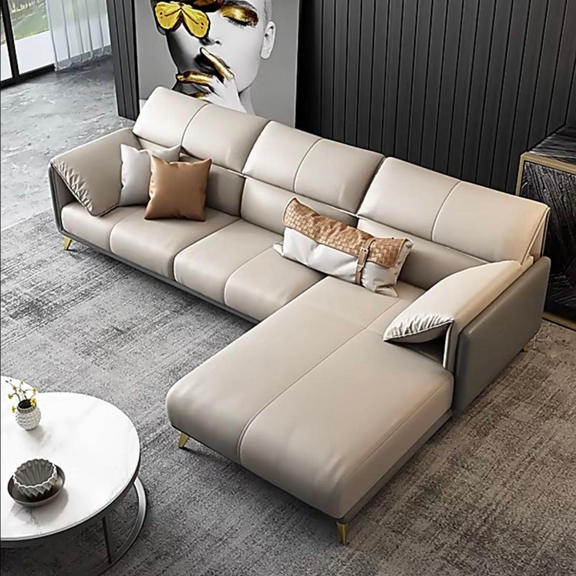 Caston Sectional Leather Sofa - Image 10