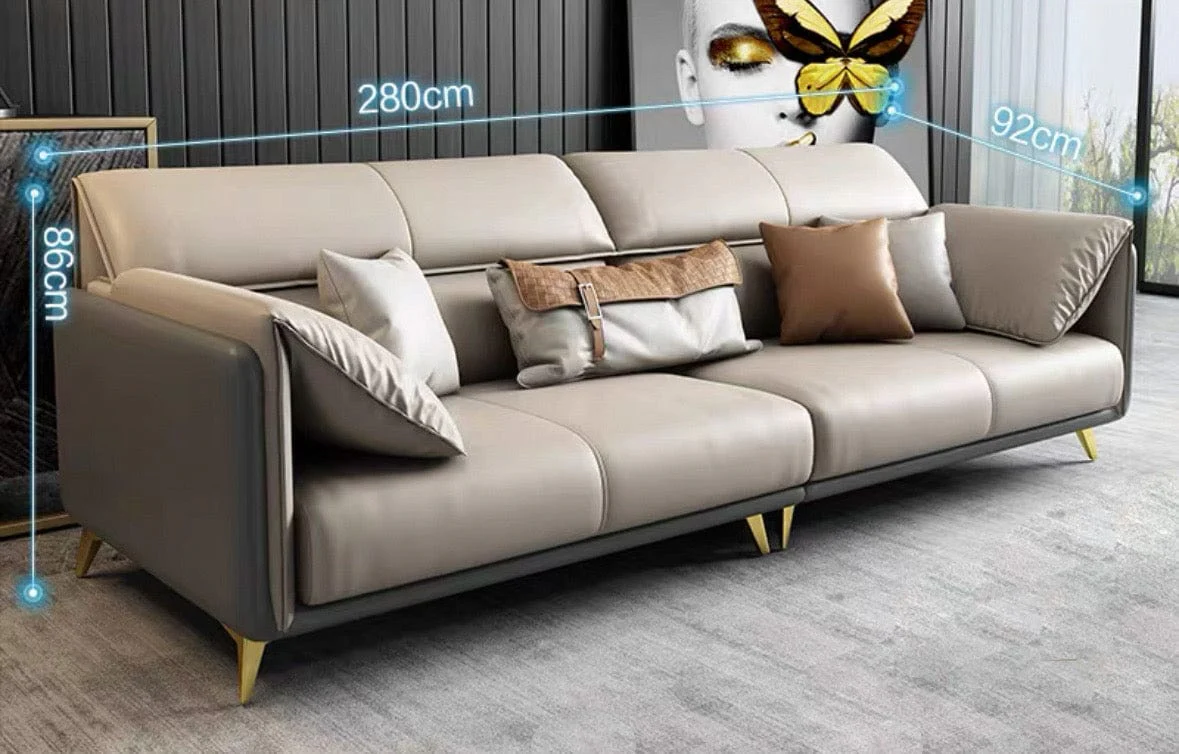 Caston Sectional Leather Sofa - Image 26