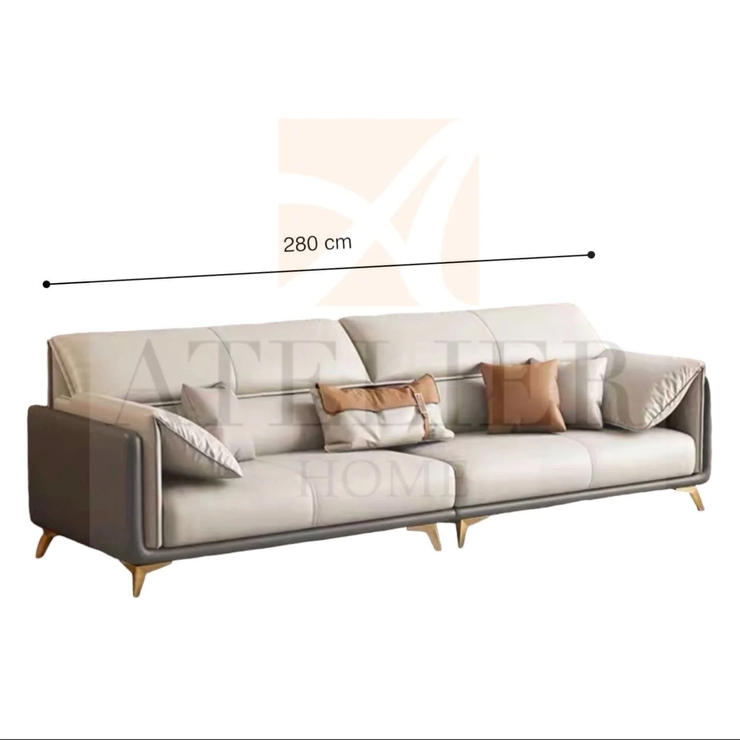 Caston Sectional Leather Sofa - Image 28