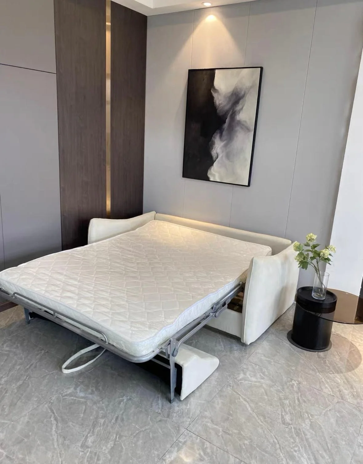 Charles Foldable Sofa Bed with Mattress - Image 14
