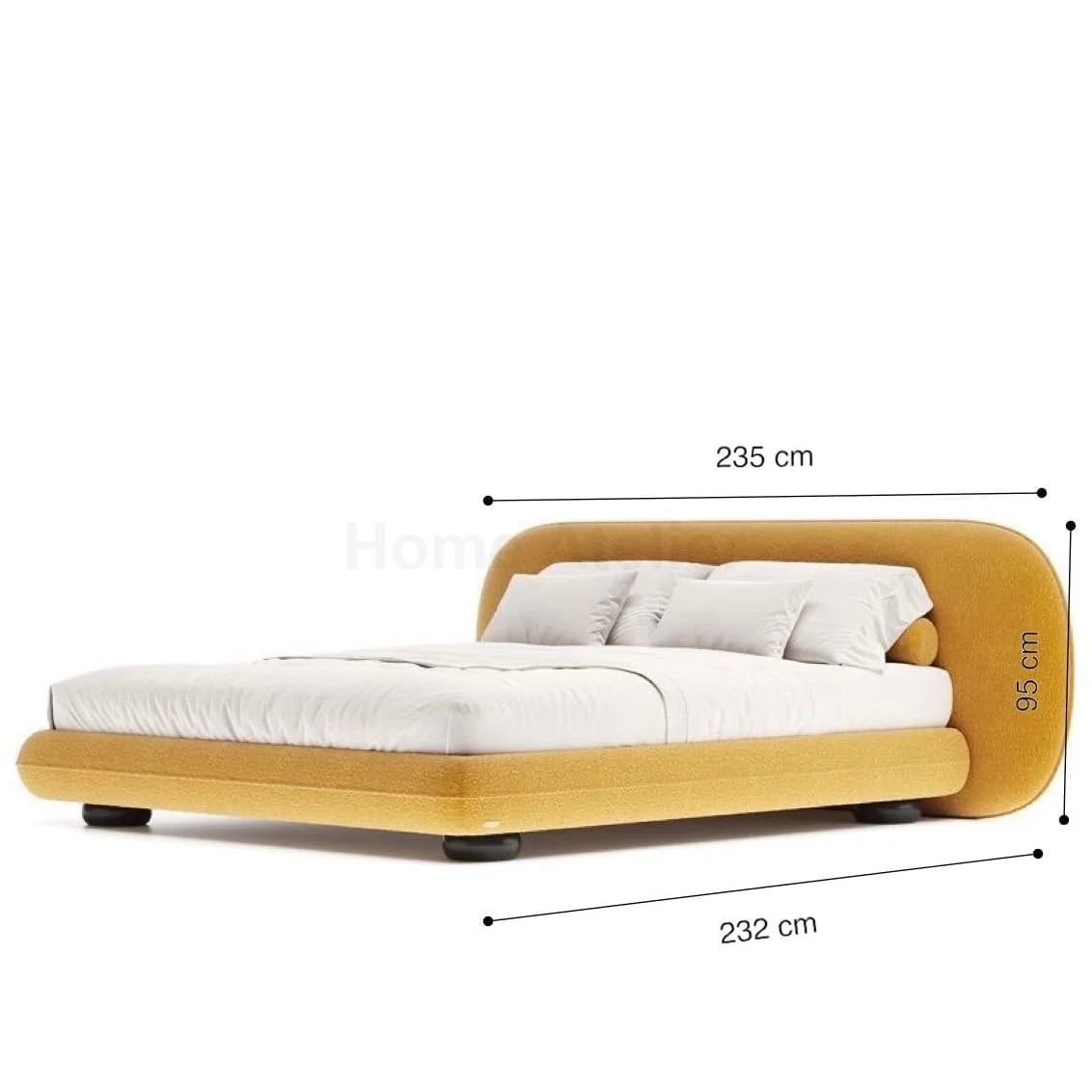 Cogan Performance Boucle Bed Frame - Image 30