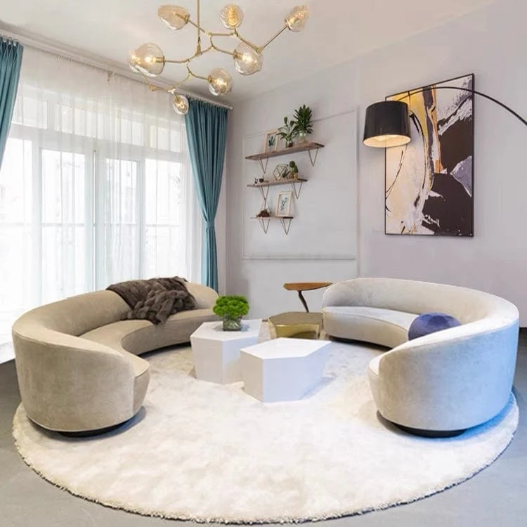 Corine Curve Sofa - Image 5