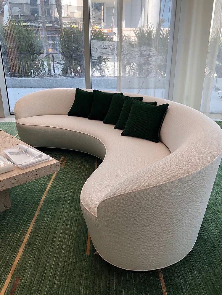 Corine Curve Sofa - Image 6