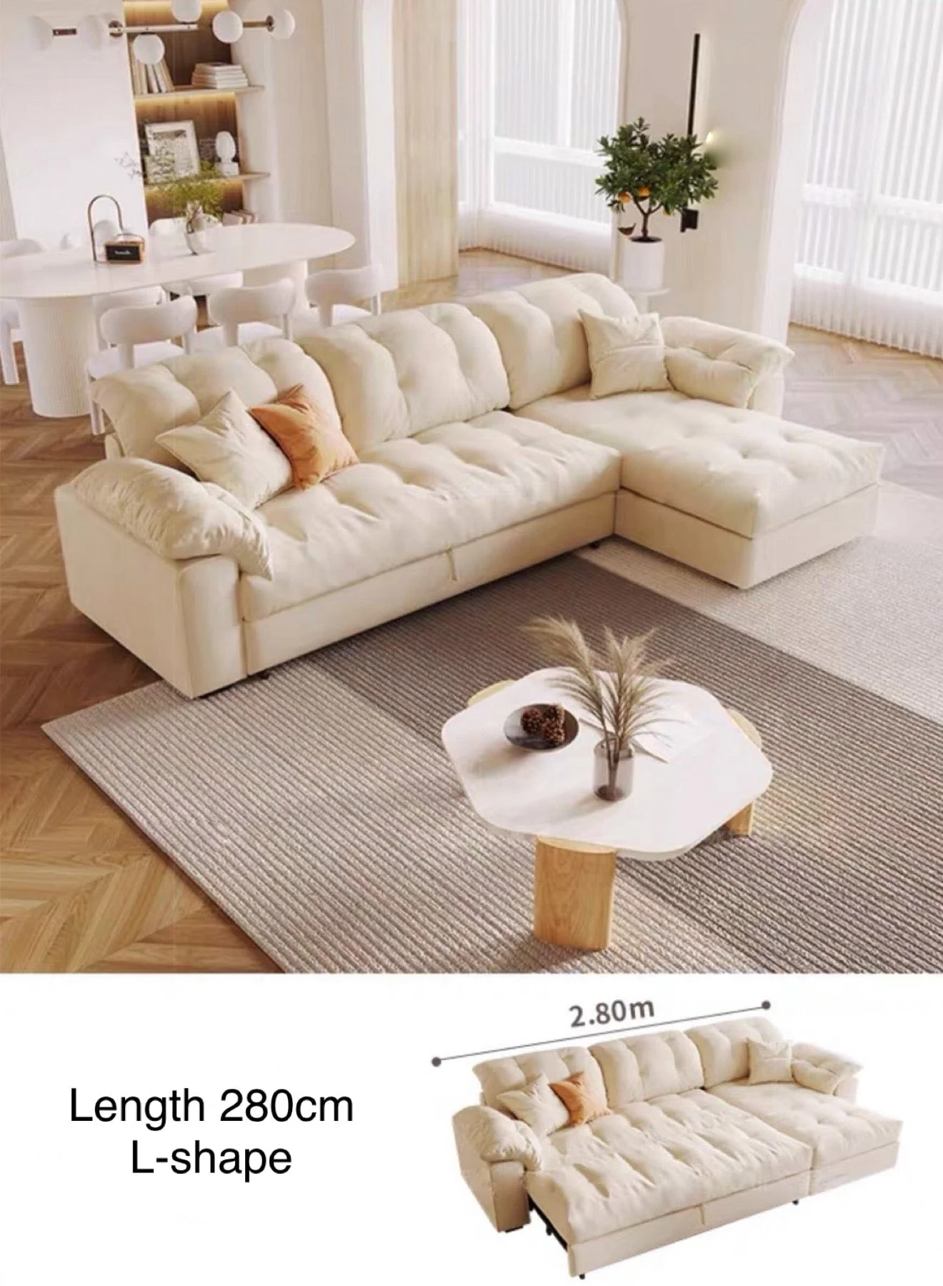 Craig Scratch Resistant Sofa Bed - Image 13