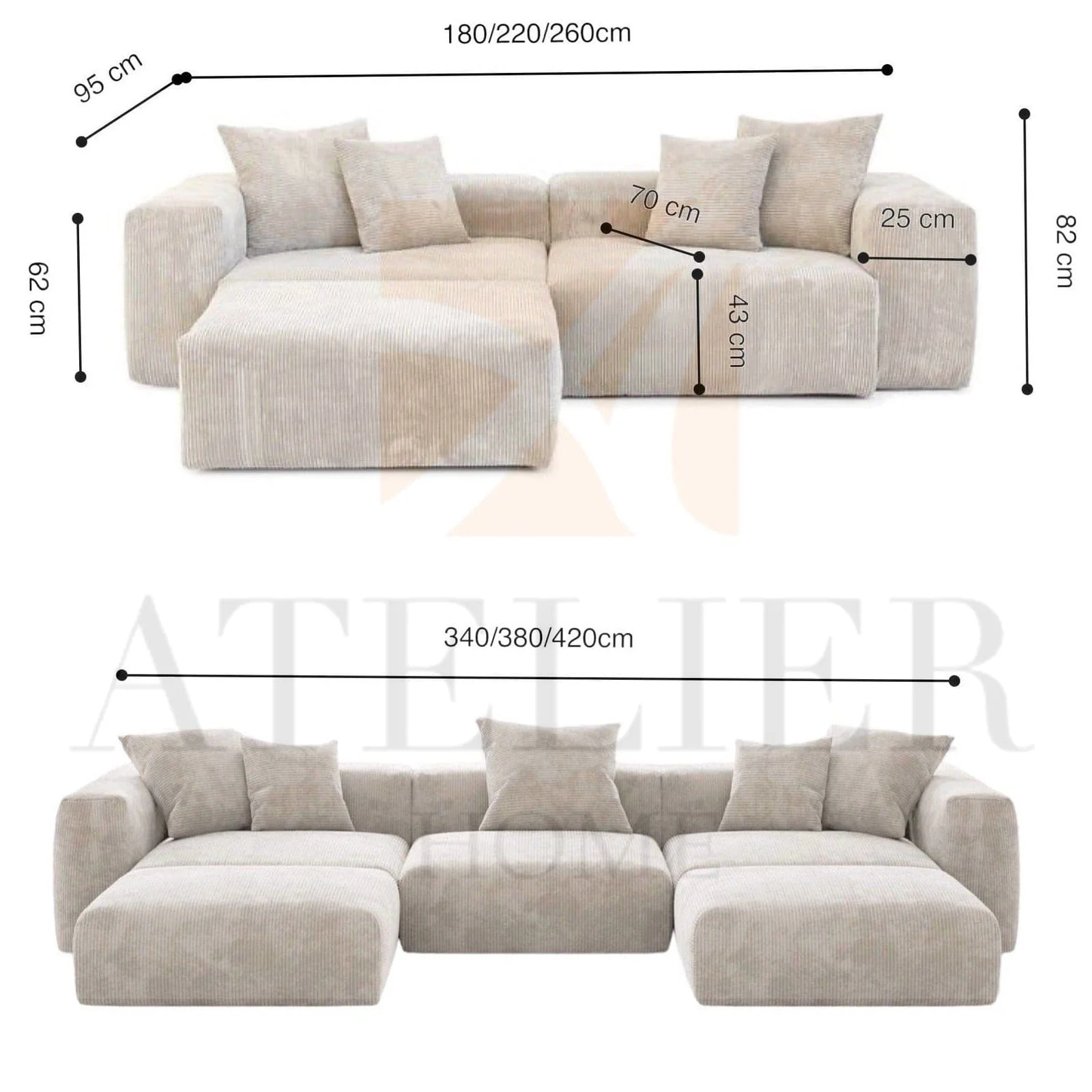 Daryl Sectional Sofa - Image 17