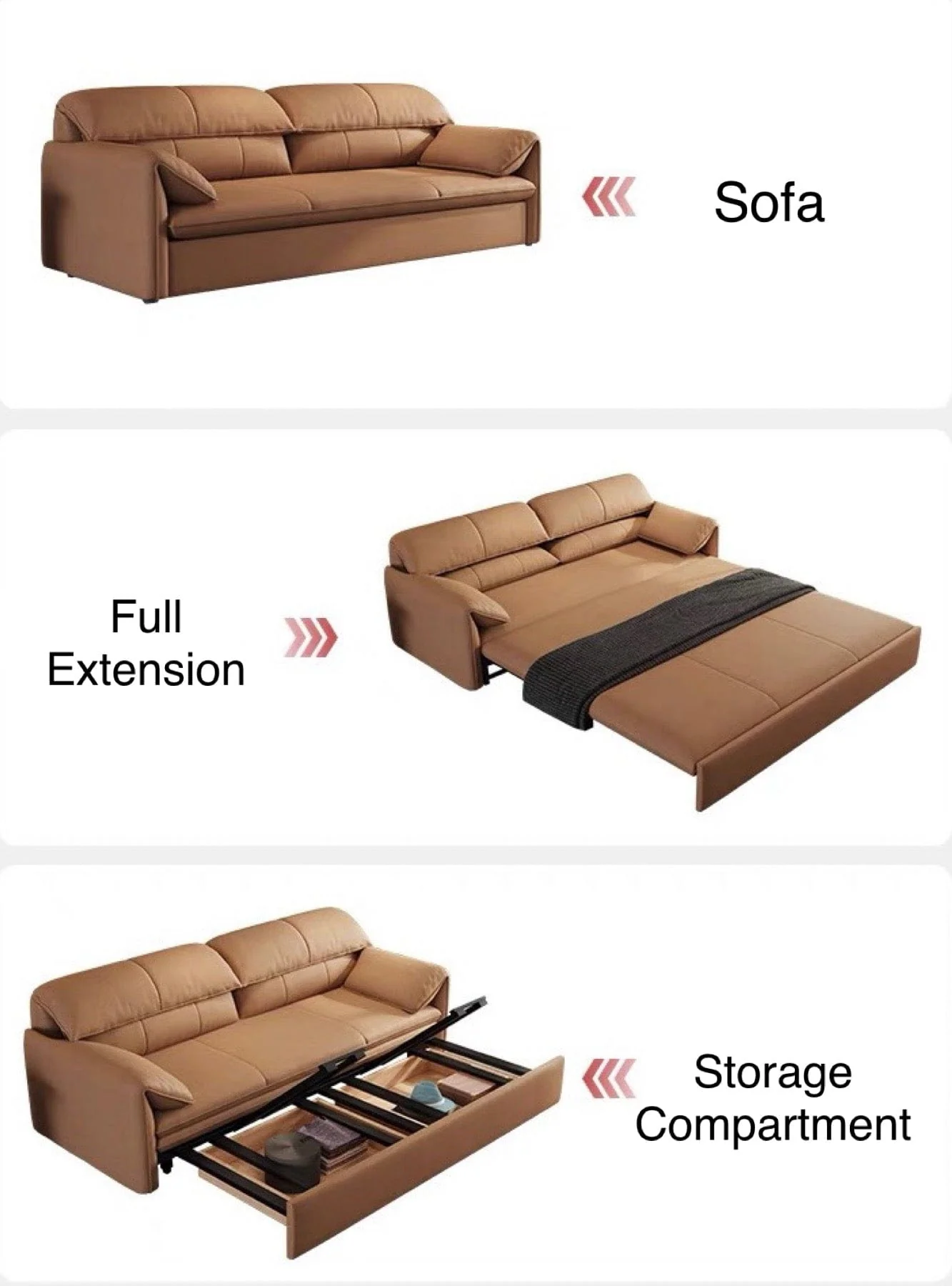 Helinski Spill Proof Storage Sofa Bed - Image 18