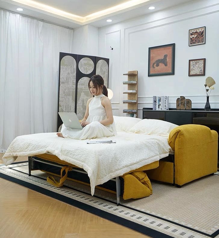 Joan Foldable Sofa Bed with Mattress - Image 25
