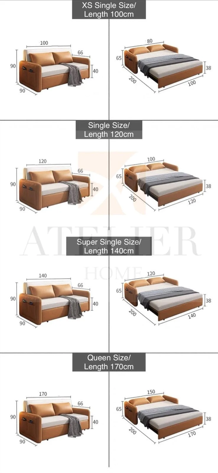 Julien Scratch Resistant Electric Sofa Bed - Image 14