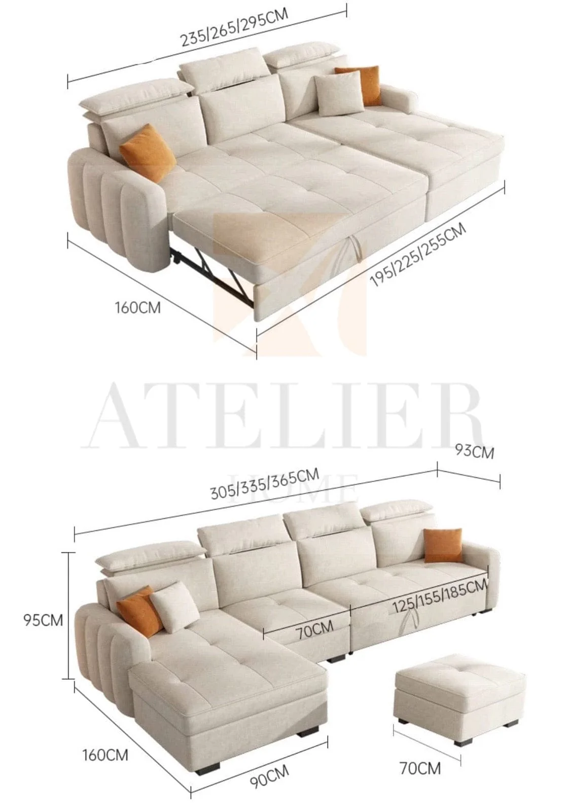 Katherine Storage Sofa Bed - Image 14