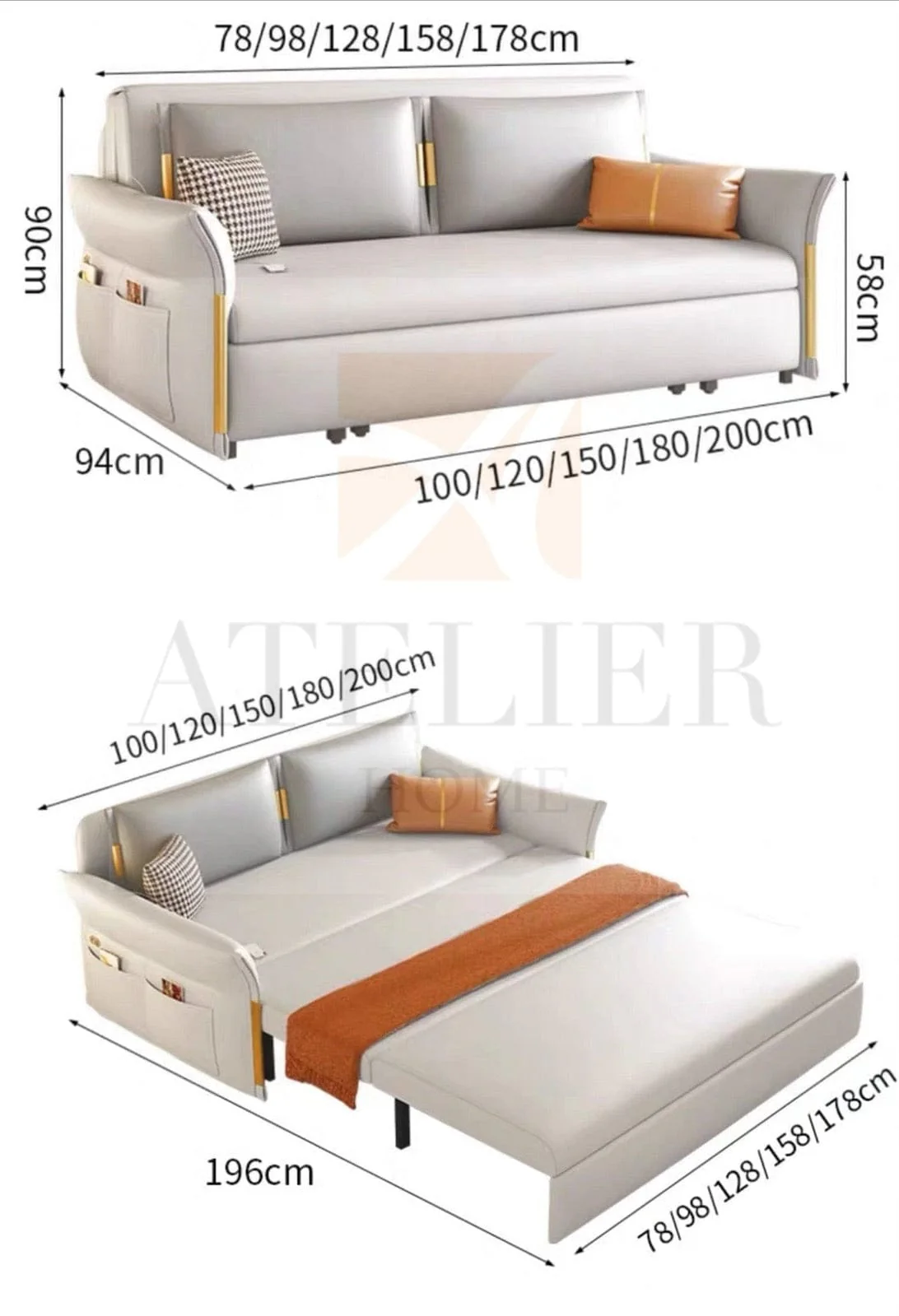 Kristen Electric Sofa Bed - Image 17