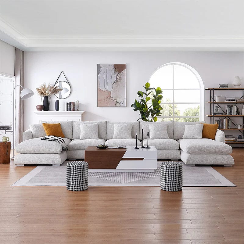 Maison Performance Boucle Sectional U-shape Sofa - Image 3