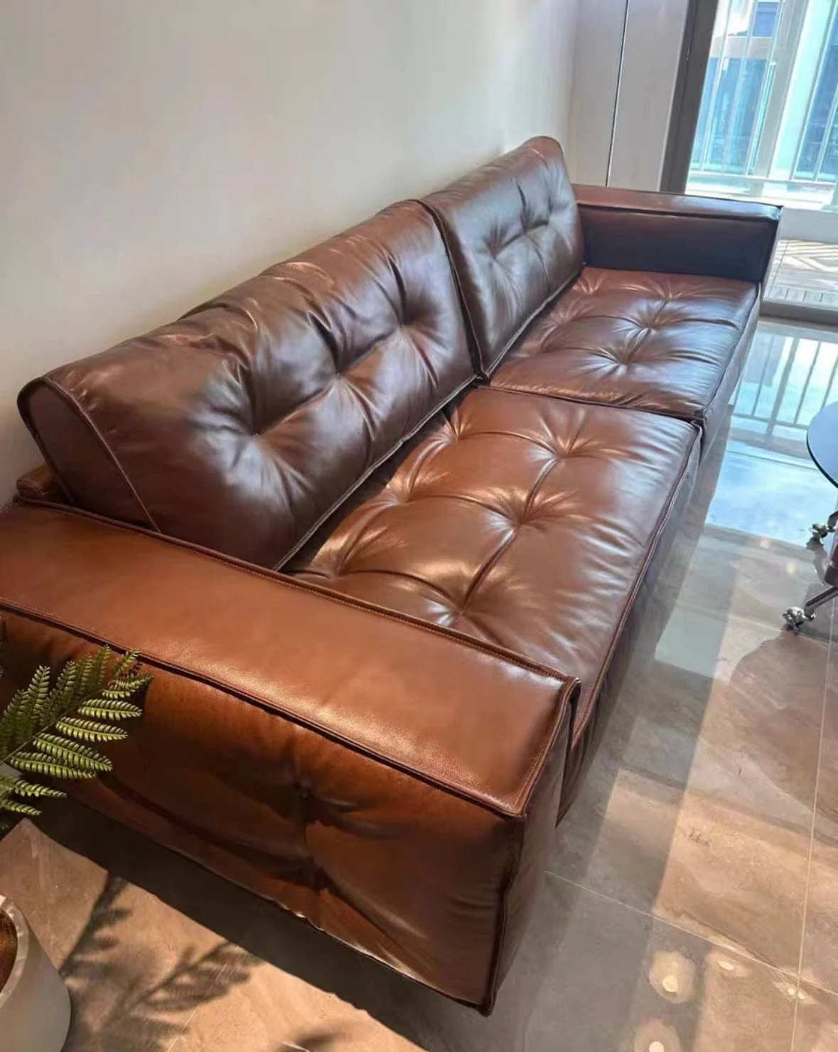 Michael Sectional Leather Sofa - Image 17
