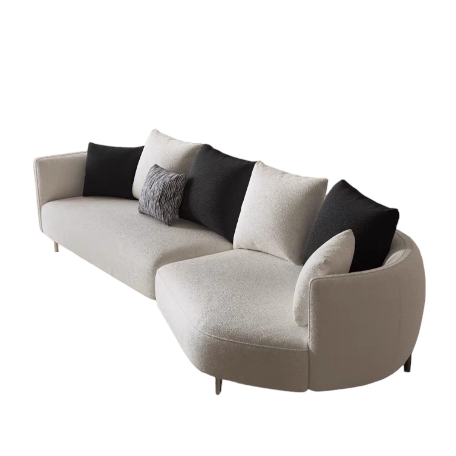 Minuti Sectional Curve Sofa