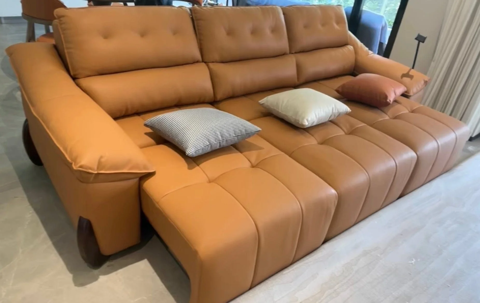 Monte Electric Motorized Leather Sofa Bed - Image 19