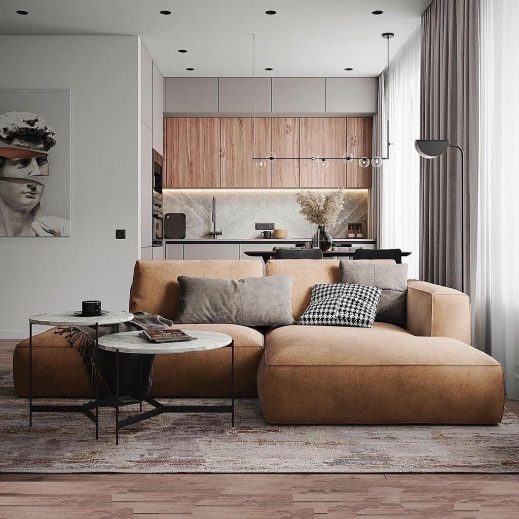 Nathan Sectional Double Chaise Sofa - Image 8