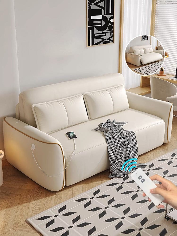 Norman Scratch Resistant Electric Sofa Bed with Charging Port - Image 3