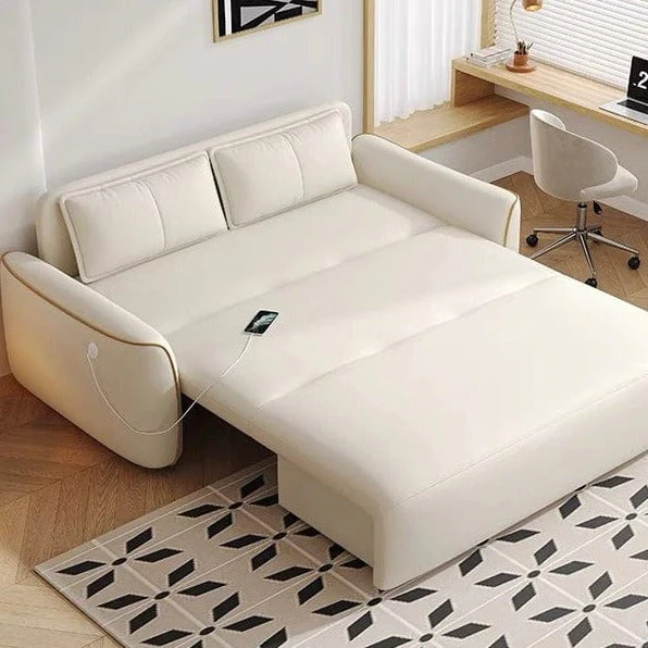 Norman Scratch Resistant Electric Sofa Bed with Charging Port - Image 9
