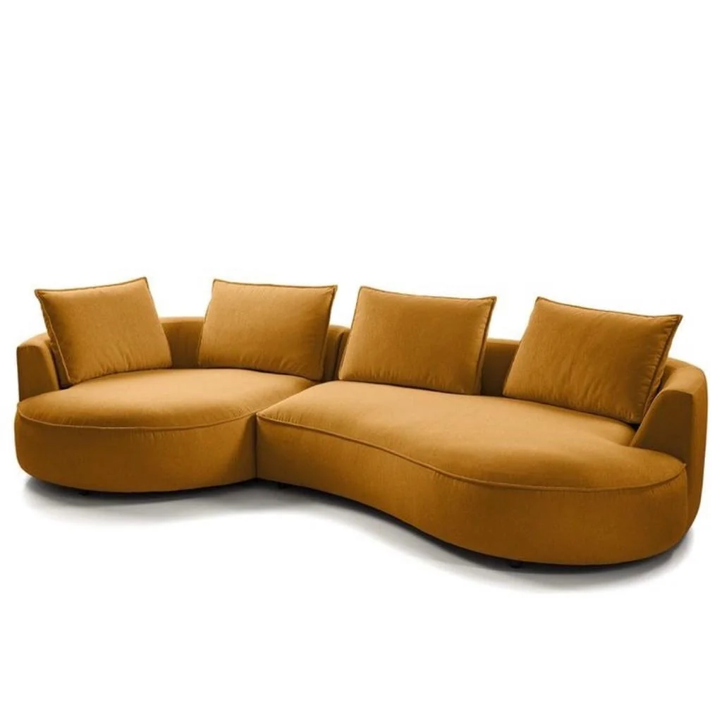 Riveria Sectional Curve Sofa - Image 19