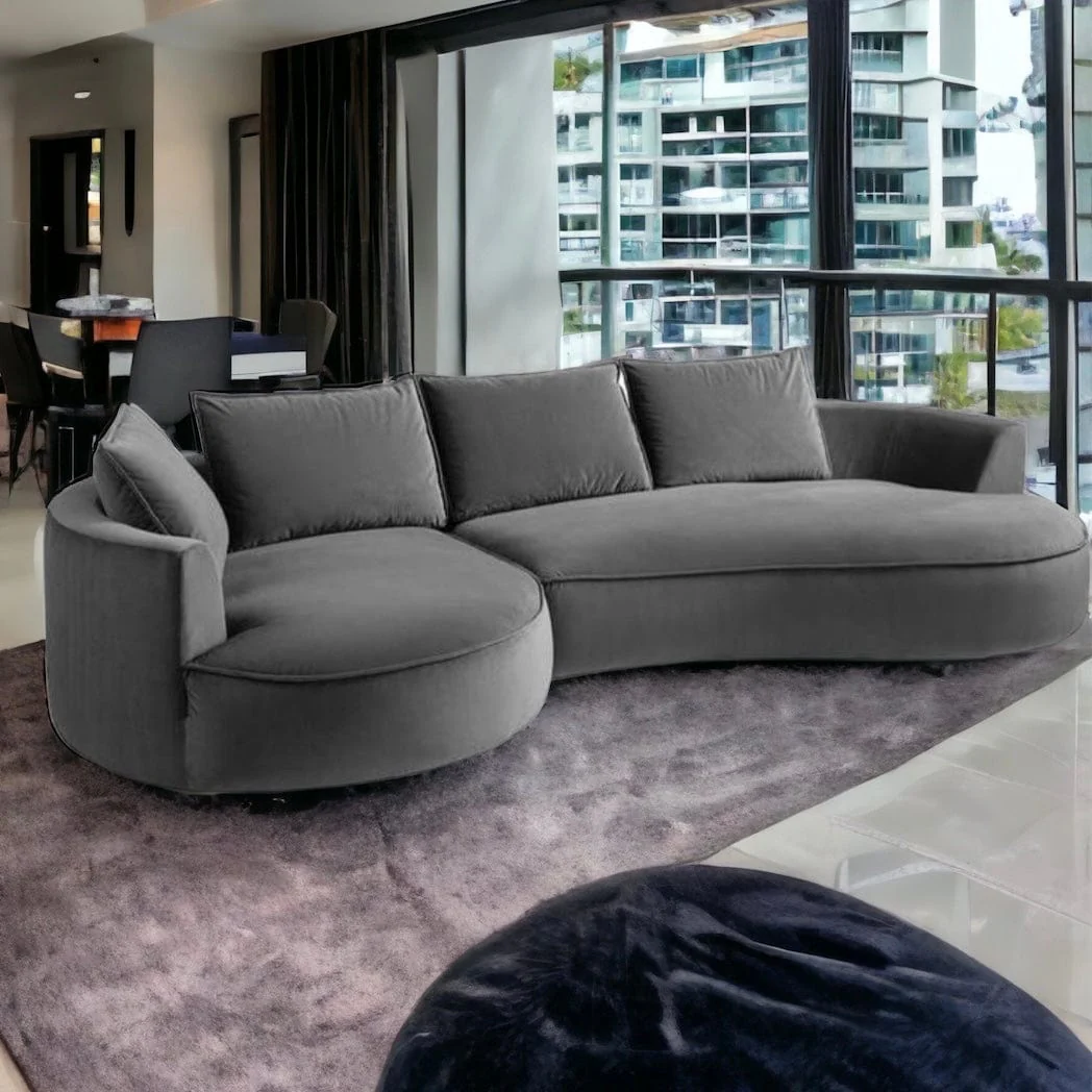 Riveria Sectional Curve Sofa - Image 32