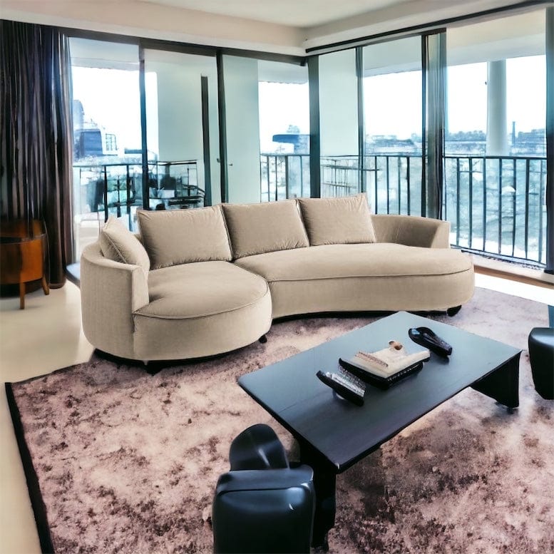 Riveria Sectional Curve Sofa - Image 34
