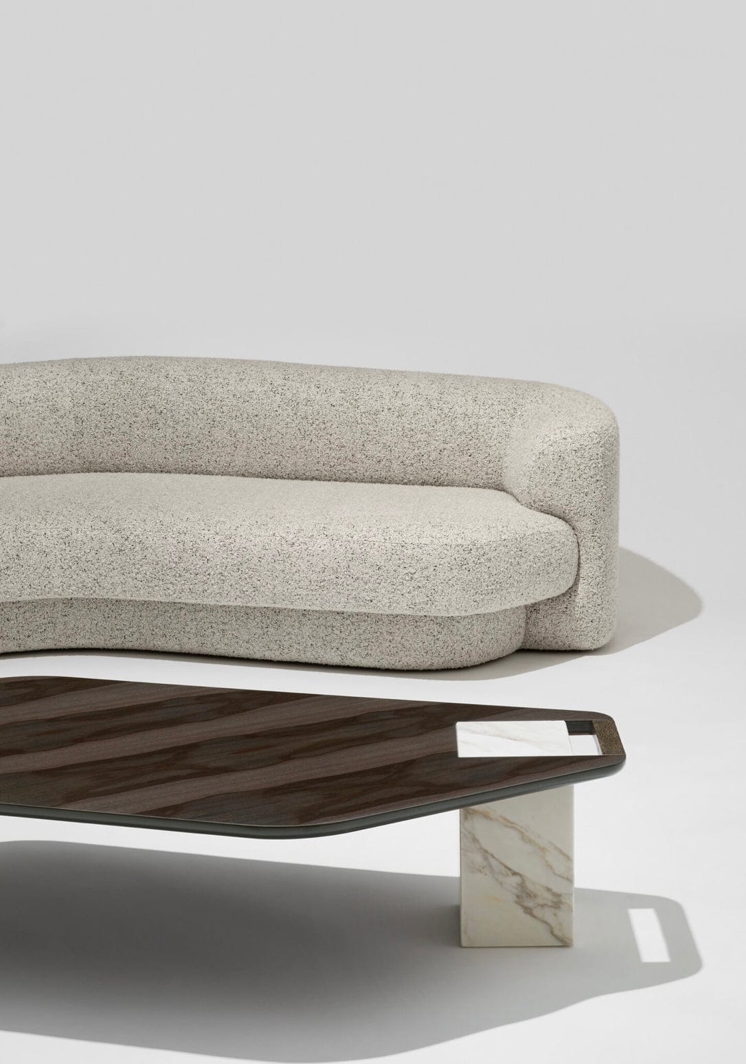 Samantha Performance Boucle Curve Sofa - Image 4