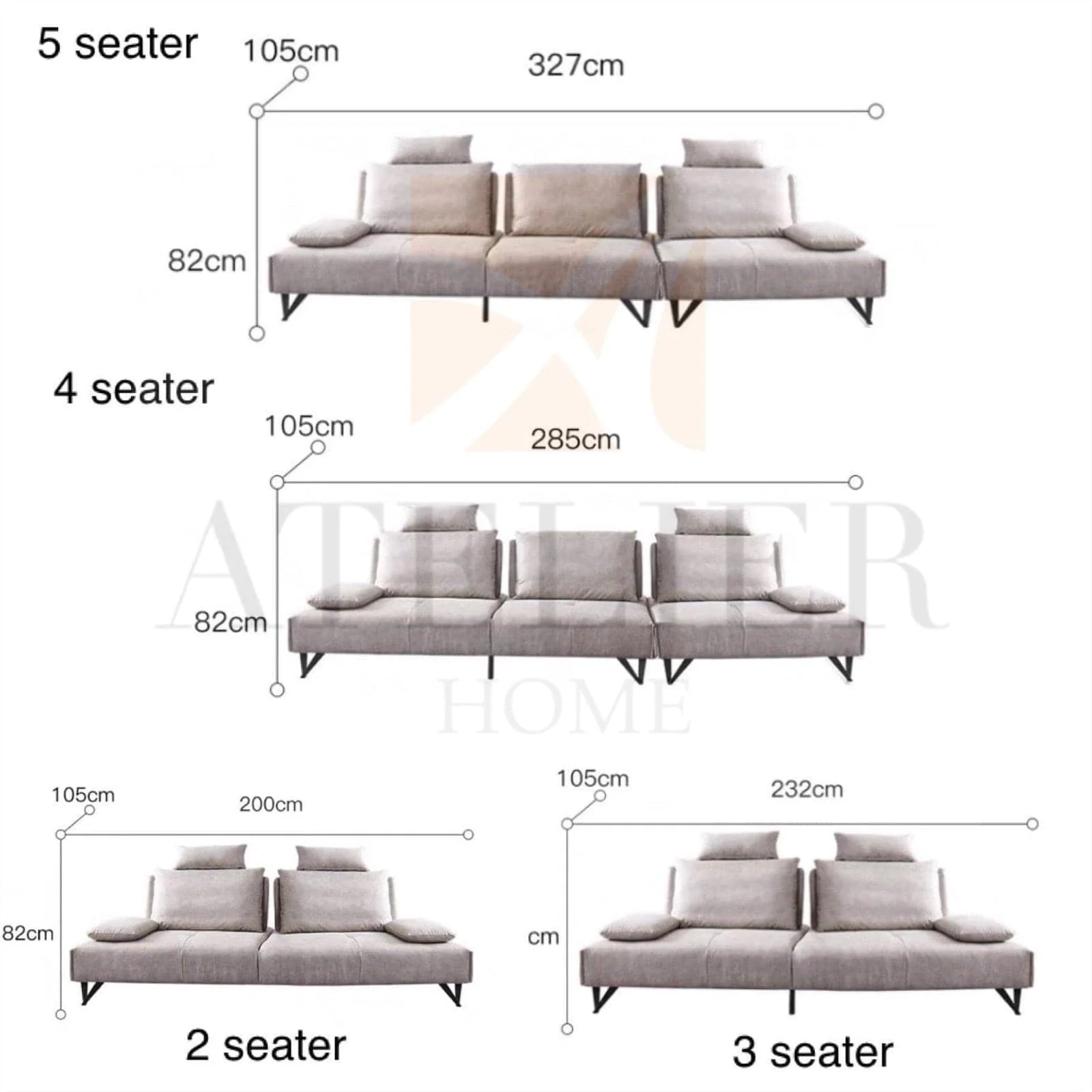 Tallini L-shape Slider Sofa - Image 23