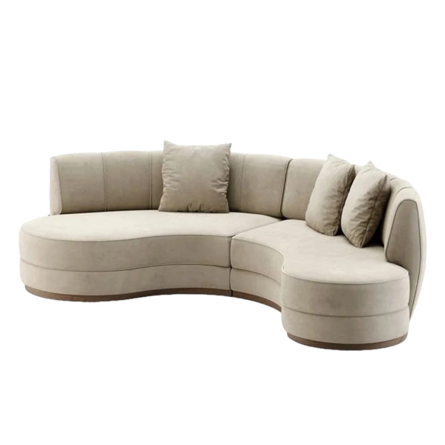 Tesarina Scratch Resistant Curve Sofa - Image 18